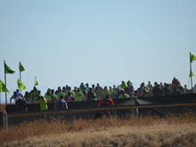 Going through the Over and Under obstacle