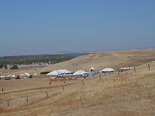 View from the upper spectator trail.
