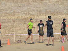 Dave waving to the boys.