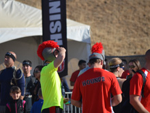 Some handy crochet work with Spartan hats!