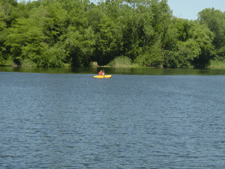Another kayak on the lake...