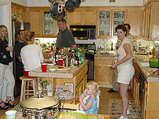 Kylee just enjoying her juice.