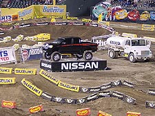 Nissan Titan -- official truck of Supercross!