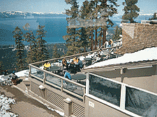 Heidi gives up and has a beer.