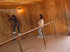 Natalie and Heidi in the Mystery Mine!