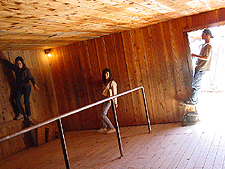 Ready to leave the crazy slanted room!