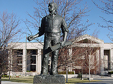 Statue at the State Capital.