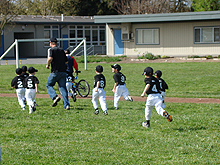 Getting some exercise before the parade