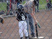 Hunter at bat