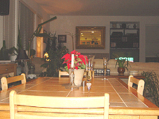 Ready to relax with champange.