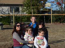 Natale & Heidi with the kids