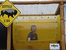 Hunter in the playground