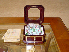 Christmas music box.
