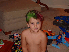 I don't think he needs any more toys for Christmas!