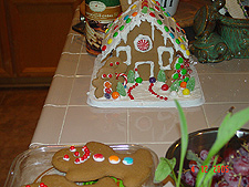 Finished Gingerbread House