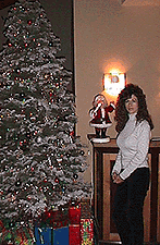 Heidi at the Hilton Bar.