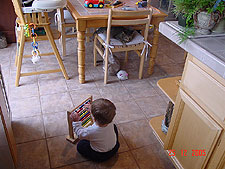 Hunter with his abacus. Mommy expects him to be a math genius like his uncle Ry Ry.