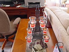 Eiffel Tower votive holder from Natalie
