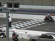 At the finish