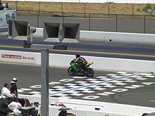 At the finish