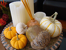 tiny pumpkins