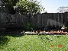 Much nicer with some flagstone down.