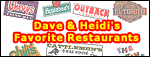Favorite restaurants.