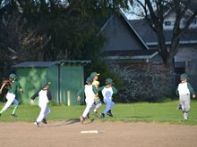 Hunter's second baseball practice