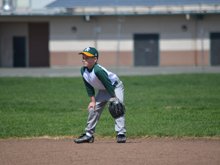 Hunter's third baseball practice