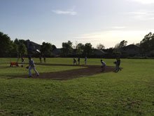 baseball practice