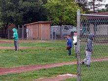 baseball practice