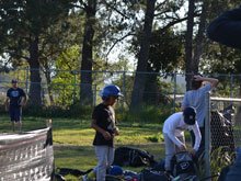 baseball practice