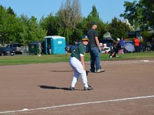 Hunter's thirteenth baseball game