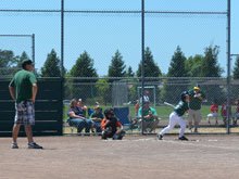 Hunter's sixteenth baseball game