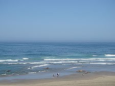 A beautiful day at the coast.