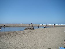 Lots of people at the beach today.