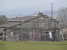 Side of house.