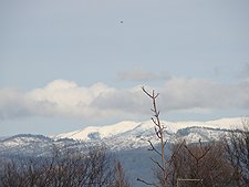 Snowy mountain tops