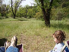 Heidi & Ryder relaxing
