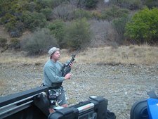 Dave shooting the AR-15