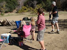 Dave ready to shoot the AR-15
