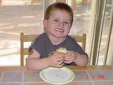 Hunter being silly again.