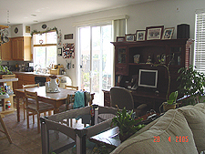 View from living room.