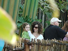 Ryder & Heidi on one of the Bug's Life rides