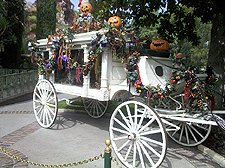 Outside the Haunted Mansion