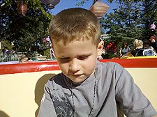 Hunter in the teacups.