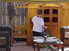 Hunter finds one in his mailbox.