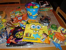 Hunter's Easter basket stuff