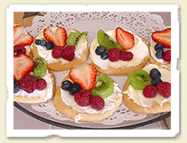 Fruit Pizzas. Click for recipe.