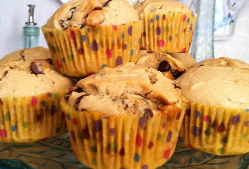 Peanut Butter Chocolate Chip Muffins